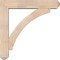 Ekena Millwork Thorton Craftsman Smooth Bracket w/ Offset Brace, Douglas Fir, 7 1/2"W x 40"D x 40"H BKT0806X40X40THR04SDF - alternate 3